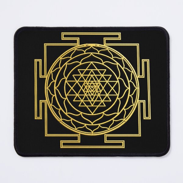 Item preview, Sri Yantra Sacred Geometry Design | Golden Mandala Spiritual Symbol Artwork designed and sold by Emoji Emblems.