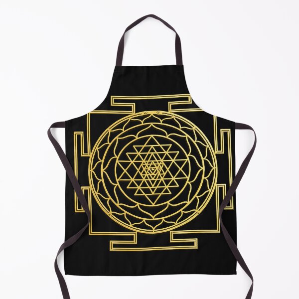 Item preview, Sri Yantra Sacred Geometry Design | Golden Mandala Spiritual Symbol Artwork designed and sold by Emoji Emblems.