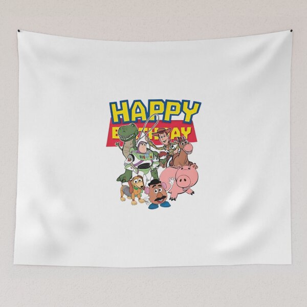 Item preview, Happy Birthday Toy Friends Party Graphic designed and sold by Ardonaredb.
