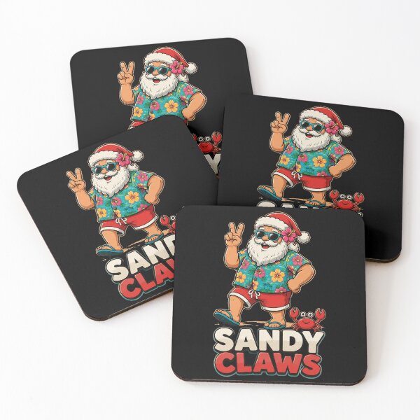 Item preview, Sandy Claws Christmas In July Tropical Santa designed and sold by OlakunleOloroz.