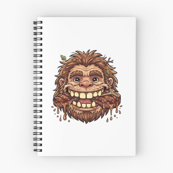 Item preview, Bigfoot BBQ - Big Mouth Full of Steak designed and sold by Spank My Yeti.