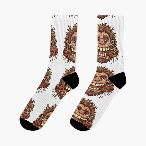 Item preview, Bigfoot BBQ - Big Mouth Full of Steak designed and sold by Spank My Yeti.