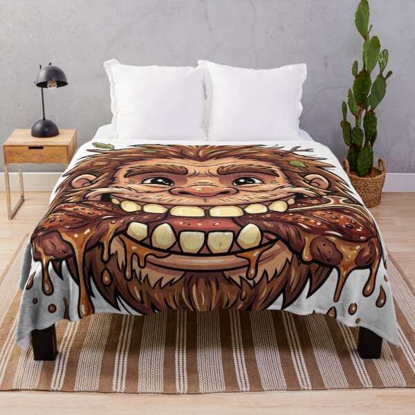 Item preview, Bigfoot BBQ - Big Mouth Full of Steak designed and sold by Spank My Yeti.