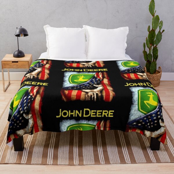 Item preview, John Deere USA Flag Distressed Logo  designed and sold by Zoedoesarts.