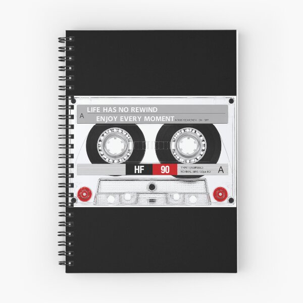 Item preview, Life Has No Rewind Cassette Tape Poster - Enjoy Every Moment Motivational Wall Art Print designed and sold by HappyGrandmaUB.