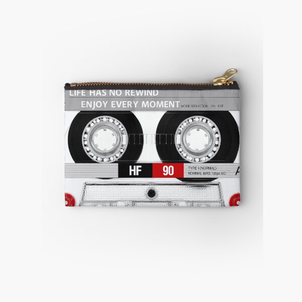 Item preview, Life Has No Rewind Cassette Tape Poster - Enjoy Every Moment Motivational Wall Art Print designed and sold by HappyGrandmaUB.