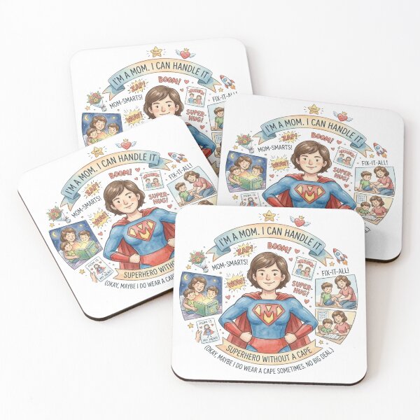 Item preview, Super Mom Superhero Gift Funny Mother's Day Everyday Hero designed and sold by DreamyBrushArt.