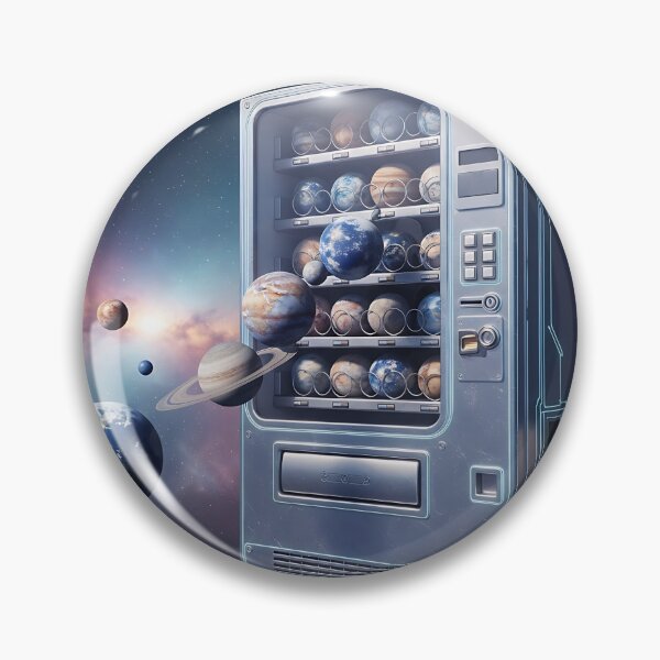 Item preview, Cosmic Vending Machine Dispensing Planets designed and sold by Michaelragheb.