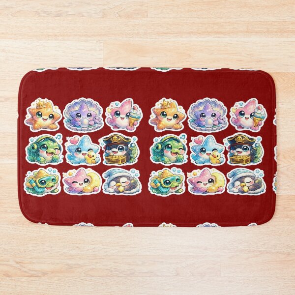 Item preview, Kawaii Starfish Sticker Sheet designed and sold by KrishAuraa.