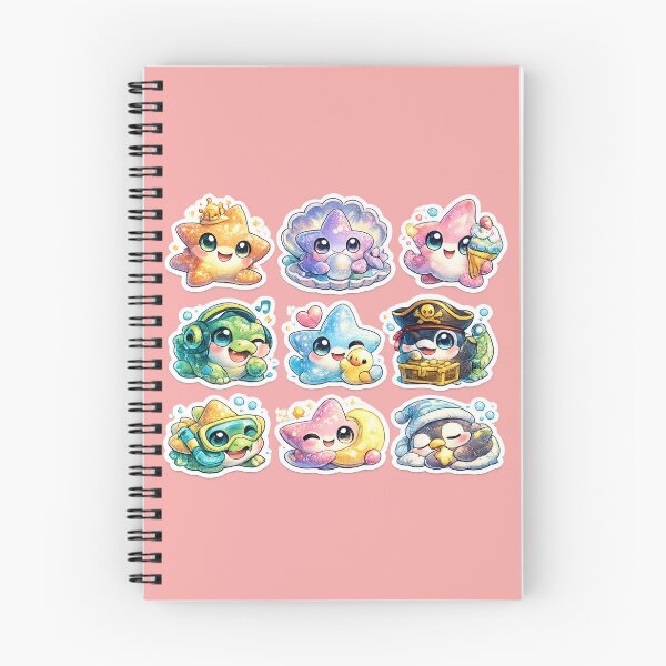 Item preview, Kawaii Starfish Sticker Sheet designed and sold by KrishAuraa.