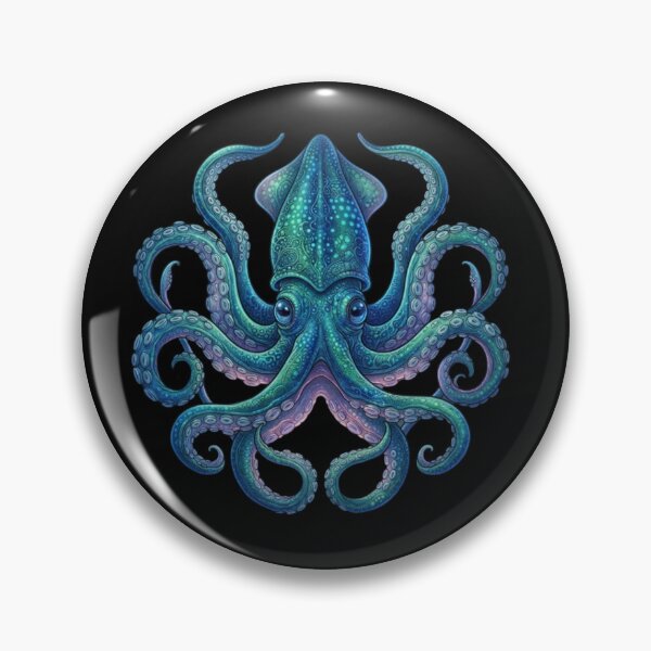 Item preview, Psychedelic Octopus – Vibrant Deep Sea Creature Art designed and sold by Designs By Ms Mal_Tas.