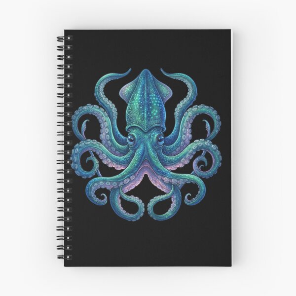Artikelvorschau, Psychedelic Octopus – Vibrant Deep Sea Creature Art entworfen und verkauft von Designs By Ms Mal_Tas.