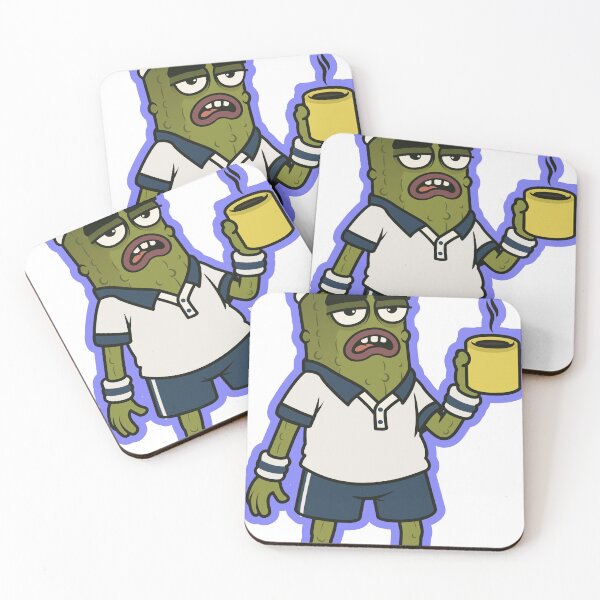 Item preview, Grumpy Pickle with Coffee designed and sold by Rickster-Store.