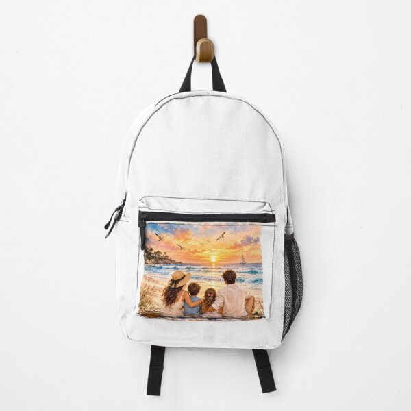Item preview, Family Watching the Ocean Waves designed and sold by NestDesigns01.