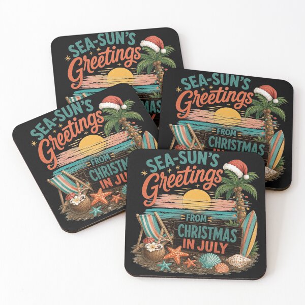 Item preview, Sea Sun Greetings, Christmas Beach, Caribbean Holiday Cruise designed and sold by OlakunleOloroz.