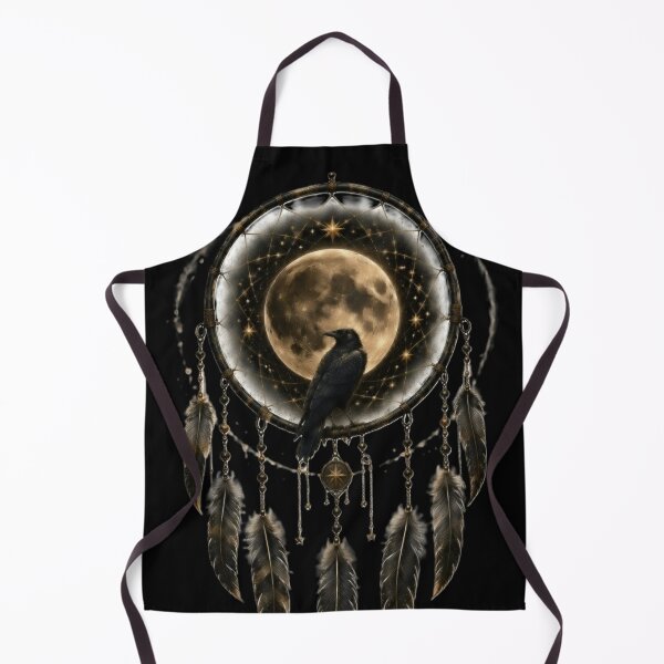 Item preview, Mystic Moon Dreamcatcher | Raven Celestial Fantasy Art designed and sold by Druvibe.
