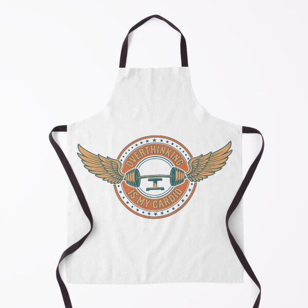 Item preview, Overthinking Is My Cardio - Vintage Gym Humor & Fitness Design  designed and sold by TontikDesign.