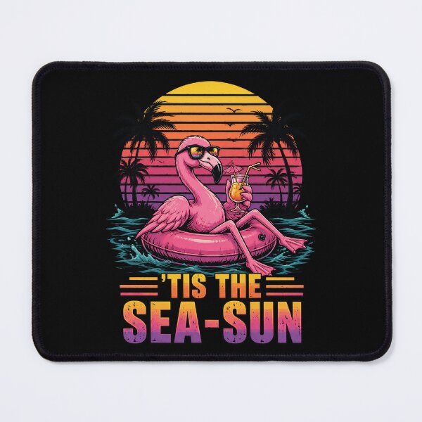 Item preview, Tis The Sea-Sun Christmas in July Hawaii Santa Beach Retro designed and sold by OlakunleOloroz.