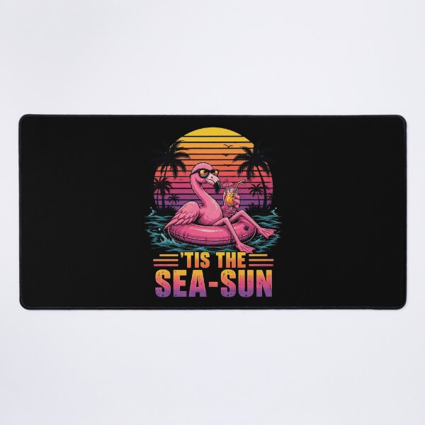 Item preview, Tis The Sea-Sun Christmas in July Hawaii Santa Beach Retro designed and sold by OlakunleOloroz.