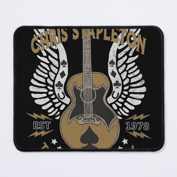 Item preview, Musician Guitar Wings Vintage Emblem designed and sold by ALYGADesign.