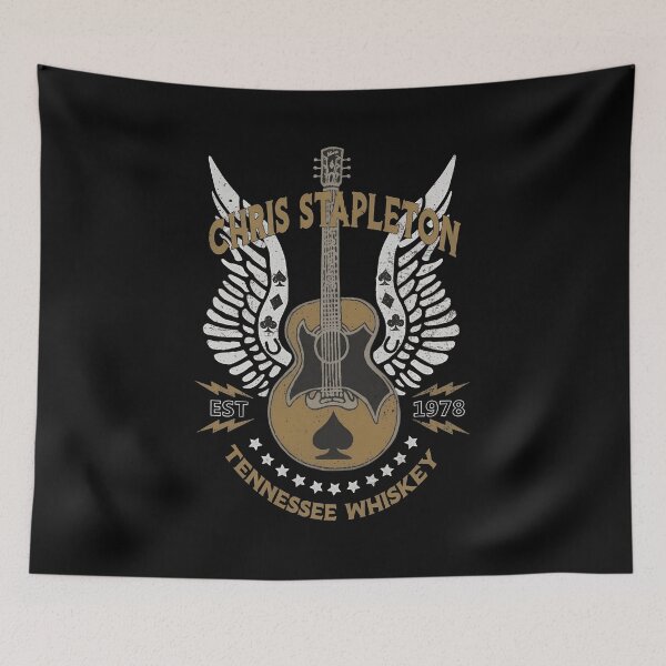 Item preview, Musician Guitar Wings Vintage Emblem designed and sold by ALYGADesign.
