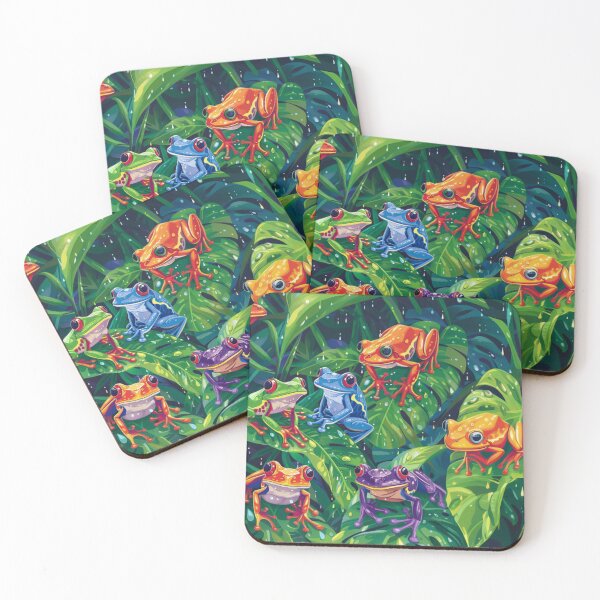 Item preview, Vibrant Amphibians: A Colorful Rainforest Delight designed and sold by Luna-Artistry.