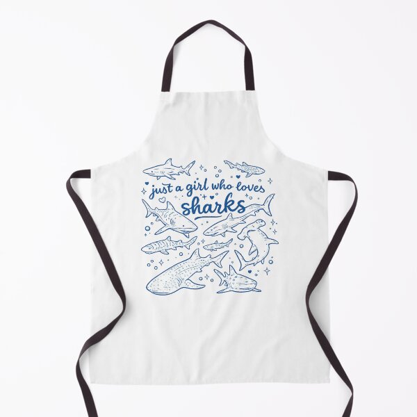 Item preview, Just A Girl Who Loves Sharks,Shark Lover designed and sold by CloudyPress.