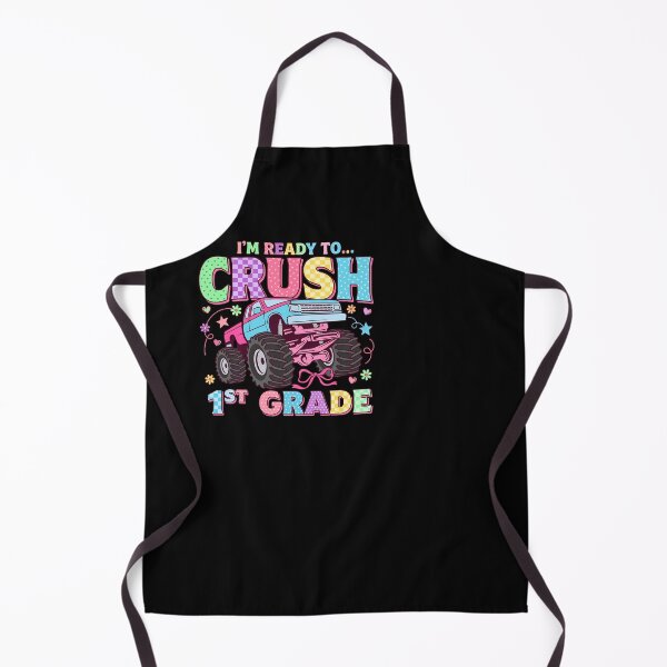 Item preview, Ready To Crush 1st Grade Monster Truck Bow Girls designed and sold by KroghDs.