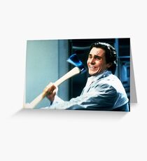 American Psycho Greeting Card