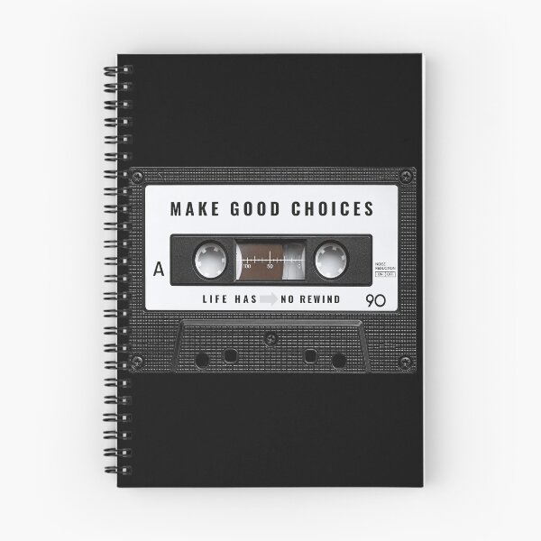 Item preview, Life Has No Rewind Cassette Tape Poster - Enjoy Every Moment Motivational Wall Art Print designed and sold by scrambledpeg.