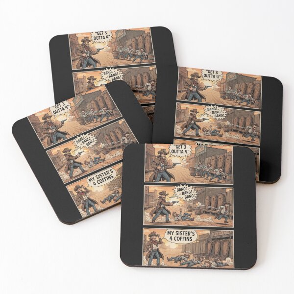 Item preview, A Fistful of Dollars – Get 3 Coffins designed and sold by Safwat-Aziz1.