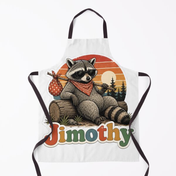 Item preview, Cool Nomad Raccoon Jimothy – Vintage Hobo Traveler designed and sold by Jaideep Walia.