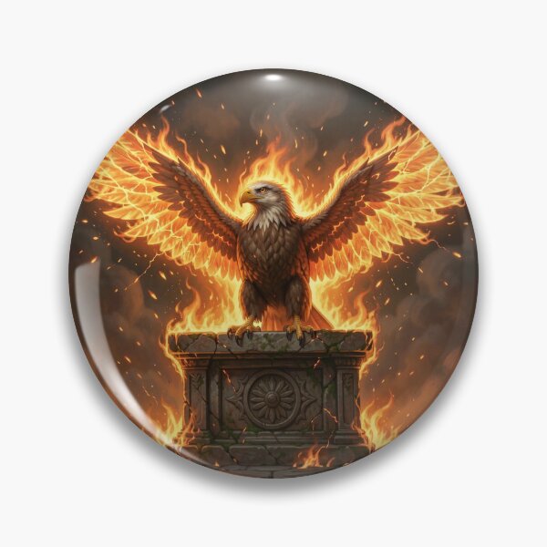 Item preview, Spirit of Holy Fire Eagle Eagle designed and sold by TaBogroupsRed.