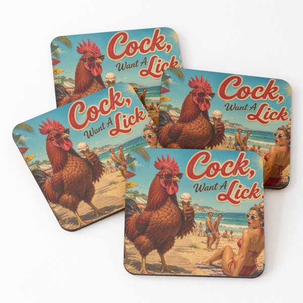 Item preview, Cock, Want A Lick? designed and sold by SnafflesShop.
