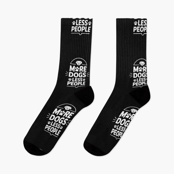 Item preview, More Dogs Less People Funny Dog Lover Graphic Art designed and sold by SoyLamderma.