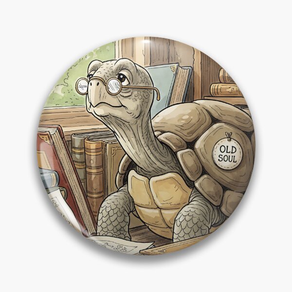 Artikelvorschau, Weise Schildkröte mit alter Seele in der Bibliothek entworfen und verkauft von Michaelragheb.