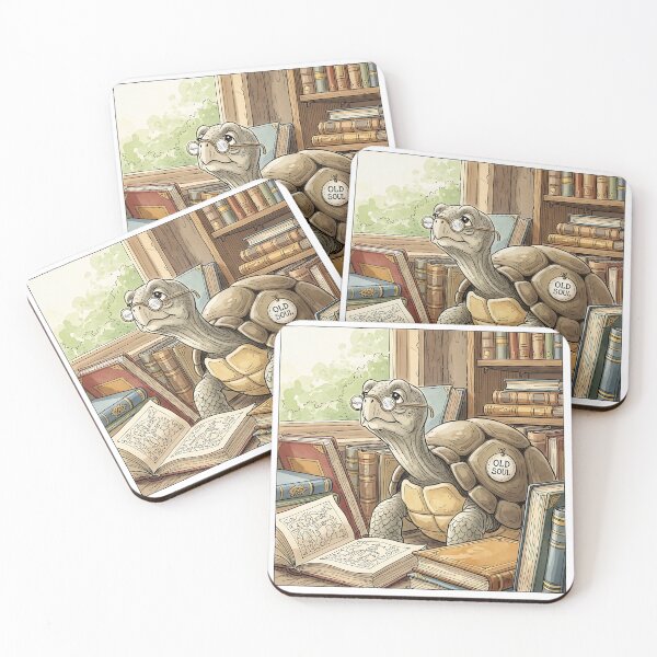 Item preview, Old Soul Wise Turtle in Library designed and sold by Michaelragheb.