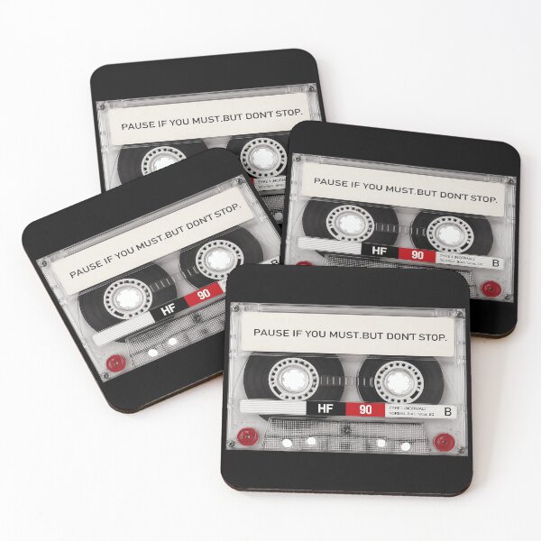 Item preview, Life Has No Rewind Transparent Cassette Tape Poster - Enjoy Every Moment Motivational Wall Art designed and sold by HappyGrandmaUB.