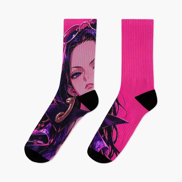 Item preview, Boa Hancock | Neon Glam Anime Woman | Cyber Fashion Pink Aesthetic | Luxury Digital Art Print designed and sold by Dyan4.