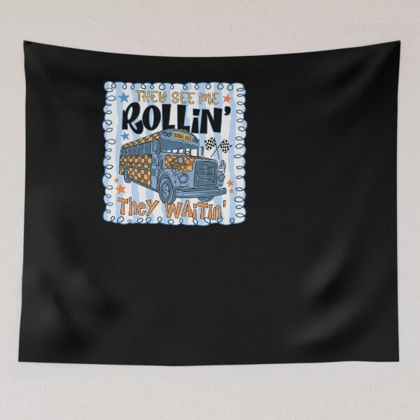 Item preview, They See Me Rollin School Bus First Day Of School designed and sold by KroghDs.