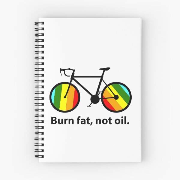Item preview, Burn Fat Not Oil Bicycle Design, Eco Cycling Motivation, Sustainable Transport, Climate Action, Green Lifestyle, Bike Lover Graphic, Fitness Inspiration,  designed and sold by rikyfreestyle.