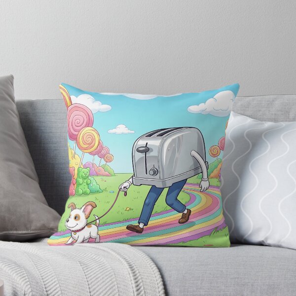 Item preview, Toaster Walking Dog in Candy Land designed and sold by Michaelragheb.