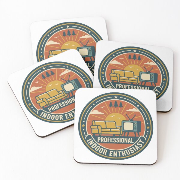 Item preview, Professional Indoor Enthusiast Vintage Badge designed and sold by TontikDesign.