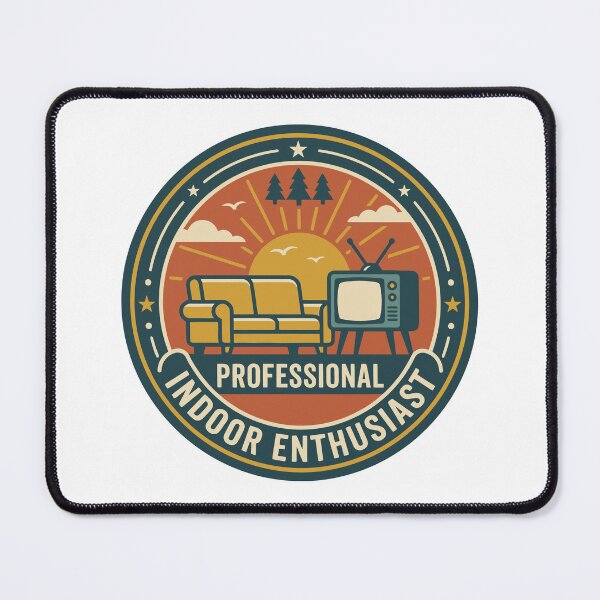 Item preview, Professional Indoor Enthusiast Vintage Badge designed and sold by TontikDesign.