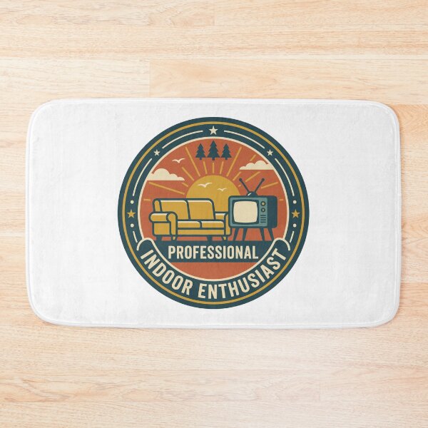 Item preview, Professional Indoor Enthusiast Vintage Badge designed and sold by TontikDesign.