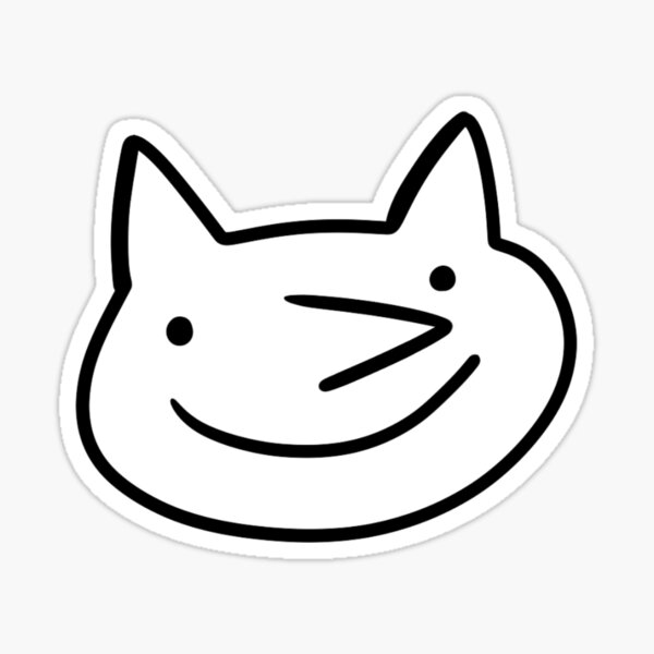 Human Cat Stickers Redbubble - 1337red roblox