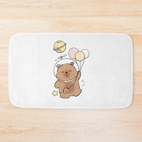 Item preview, Space Capybara Sticker | Cute Astronaut Capybara in Galaxy | Kawaii Cosmic Die-Cut Sticker designed and sold by  PixelPop Studio.