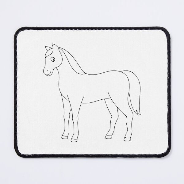 Item preview, Horse Friendly 1 Line Art Gift designed and sold by OneLine Studio.