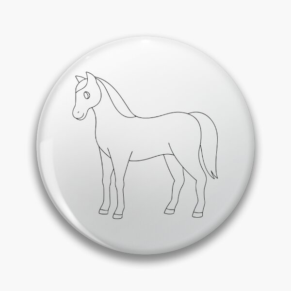 Item preview, Horse Friendly 1 Line Art Gift designed and sold by OneLine Studio.