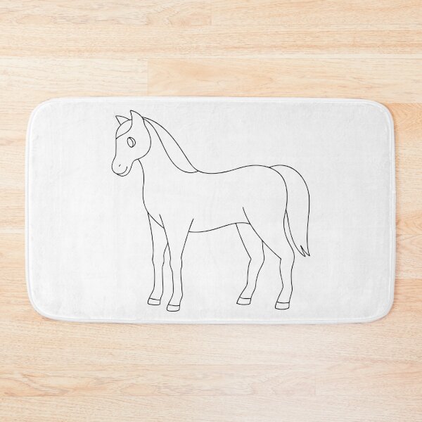 Item preview, Horse Friendly 1 Line Art Gift designed and sold by OneLine Studio.